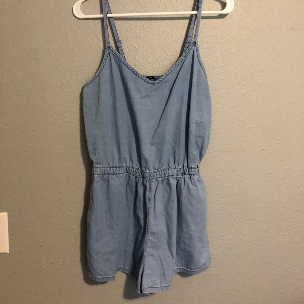 Chambray romper